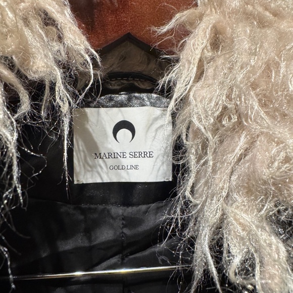 Marine Serre Embossed Leather Cropped Jacket - Picture 9 of 14